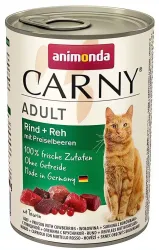 ANIMONDA konzerva CARNY Adult - hovězí, srnčí,brusinky 400g