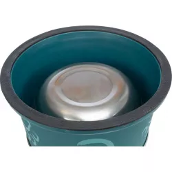 Nerez miska KOKR v plastovém barevném obalu 0,9 l/15 cm TRIXIE Nerez miska KOKR v plastovém barevném obalu 0,9 l/15 cm TRIXIE