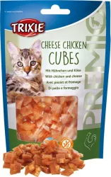 Premio CHEESE CHICKEN CUBES -kuřecí kostičky se sýrem 50 g TRIXIE