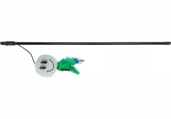 Udice s plyšovou hračkou SMAJLÍK s peřím 50 cm TRIXIE