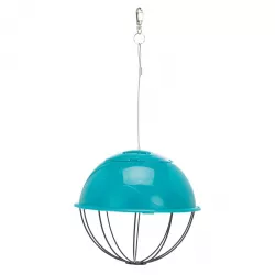 Závěsný míč na potravu napůl plastový/pletivo 16 cm TRIXIE