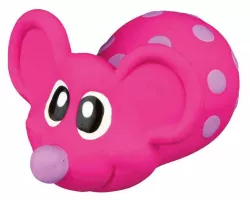 Latexová myška různé barvy, plněná 8 cm TRIXIE