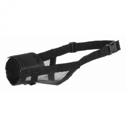 Náhubek nylonový se síťkou, polyester, černý M - L 23 - 31 cm TRIXIE