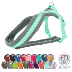 Nylonový postroj PREMIUM podšitý 70-100cm/25mm (L-XL), - černá TRIXIE