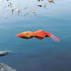 Plovoucí oranžová kačena se zvukem 50 cm TRIXIE