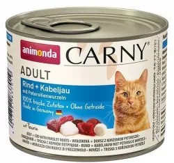 ANIMONDA konzerva CARNY Adult - hovězí, treska, petržel 200g ANIMONDA konzerva CARNY Adult - hovězí, treska, petržel 200g