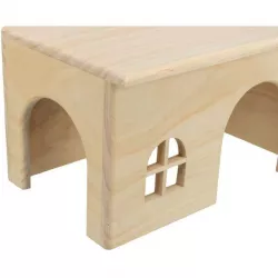 Dř. domek s rovnou střechou pro morčata 28x16x18cm TRIXIE Dř. domek s rovnou střechou pro morčata 28x16x18cm TRIXIE