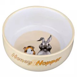Keramická miska Honey-Hopper pro morče, králíka 250ml/11cm TRIXIE