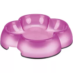 Plastová miska čtyřlístek s gumou, 0,25 l/14 cm TRIXIE