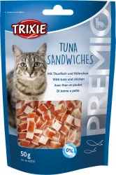 PREMIO Tuna Sandwiches 50 g - s tuňákem a kuřecím masem TRIXIE