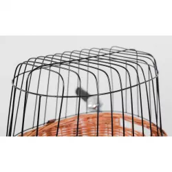 Přepravní koš na kolo s drátěnou kabinou 44x48x33cm, bez polštáře (max. 5 kg) TRIXIE