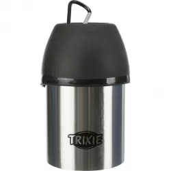 Láhev kovová s plastovou miskou 300 ml TRIXIE