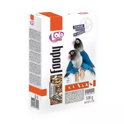 LOLO BASIC kompletní krmivo pro agapornisy 500 g krabička LOLO BASIC kompletní krmivo pro agapornisy 500 g krabička