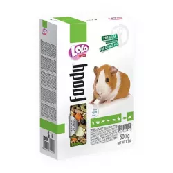 LOLO BASIC kompletní krmivo pro morčata 500 g krabička
