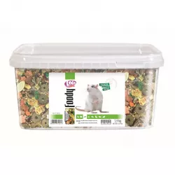 LOLO BASIC kompletní krmivo pro potkany 3 L, 1,9 kg kyblík LOLO BASIC kompletní krmivo pro potkany 3 L, 1,9 kg kyblík