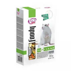 LOLO BASIC kompletní krmivo pro potkany 500 g krabička