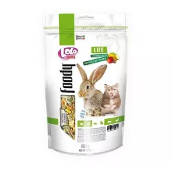 LOLO BASIC ovocné krmivo pro králíky a křečky 600g Doypack LOLO BASIC ovocné krmivo pro králíky a křečky 600g Doypack