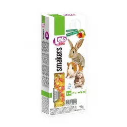 LOLO SMAKERS 2 klasy jablečné pro hlodavce 90 g LOLO SMAKERS 2 klasy jablečné pro hlodavce 90 g