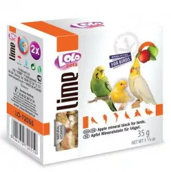 LOLOpets LIME jablečný minerální kámen pro ptáky 40 g