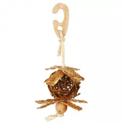 Natural Living-proutěný míček se slaměnou ozdobou 5,5/18cm TRIXIE