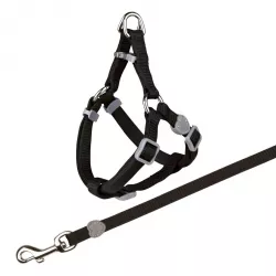 Nylonový postroj s vodítkem pro kočku 26-37cm/10mm, 1,20m TRIXIE Nylonový postroj s vodítkem pro kočku 26-37cm/10mm, 1,20m TRIXIE