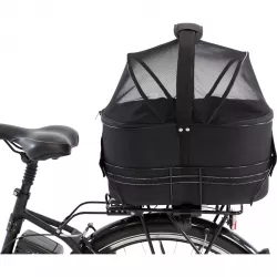 Přepravka na zadní nosič kola pro psa,kryt síťovina 48x29x42 TRIXIE