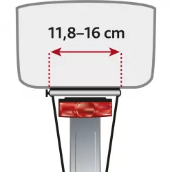 Přepravka na zadní nosič kola pro psa,kryt síťovina 48x29x42 TRIXIE