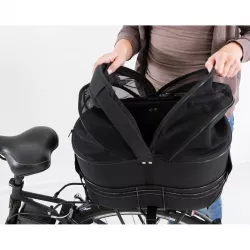 Přepravka na zadní nosič kola pro psa,kryt síťovina 48x29x42 TRIXIE