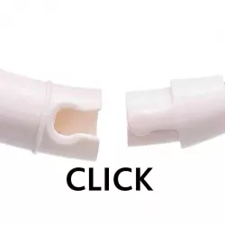 Svítící kroužek USB na krk M-L 45 cm/7 mm oranžový TRIXIE