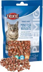 Trainer Snack MINI NUGGETS s tuňákem,kuřecím a catnipem 50g TRIXIE