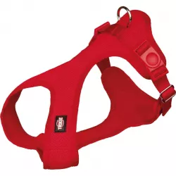 TRIXIE Soft postroj, jemný, vypolstrovaný XXS-XS 25-35cm / 15mm - červený TRIXIE Soft postroj, jemný, vypolstrovaný XXS-XS 25-35cm / 15mm - červený