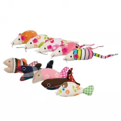 Myšky a rybičky plyš/látka 9-12 cm TRIXIE