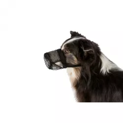 Ochranný náhubek polyester síťka XL černý, 36 cm/22-56 cm TRIXIE