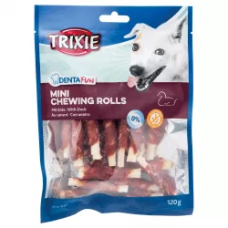 DENTAfun MINI žvýkací tyčinky s kachním masem 6 cm 120 g TRIXIE