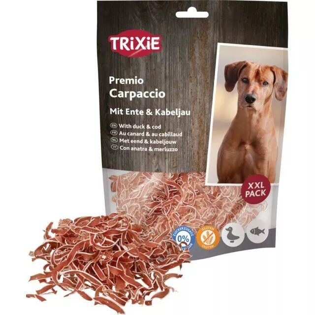 Premio CARPACCIO s kachnou a rybou 80 g TRIXIE