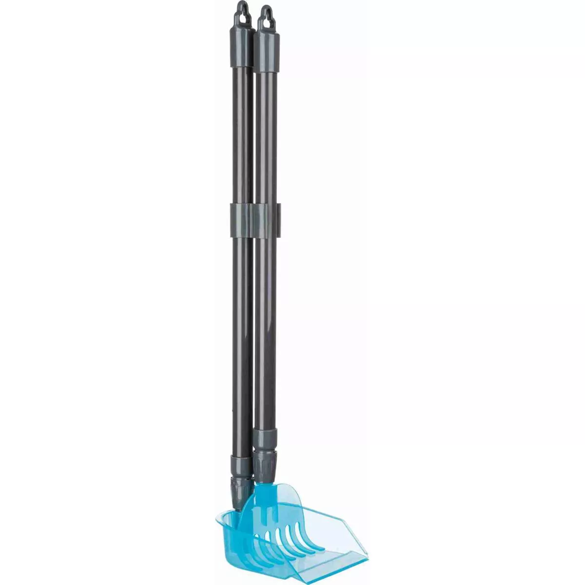 Sběrač na exkrementy s teleskop.tyčí 60-107 cm šedo/modrý TRIXIE