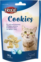 COOKIES s lososem a catnipem 50 g TRIXIE COOKIES s lososem a catnipem 50 g TRIXIE