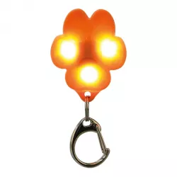 Flasher USB blikačka pro psy 3,5 x 4,3 cm tvar tlapka TRIXIE