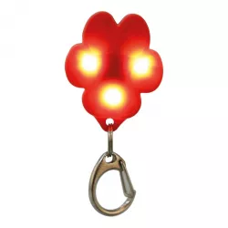 Flasher USB blikačka pro psy 3,5 x 4,3 cm tvar tlapka TRIXIE