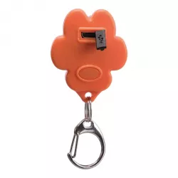 Flasher USB blikačka pro psy 3,5 x 4,3 cm tvar tlapka TRIXIE