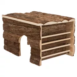 Natural Living přírodní dř. domek ILA s okrajem 40x 25x29 cm TRIXIE