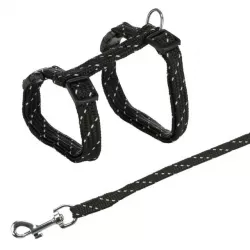 Nylonový postroj reflexní pro koťata, nylon 18-35cm/10mm1,3m TRIXIE