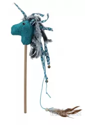 Plyšový kůň na tyčce, plyš/látka 37 cm TRIXIE