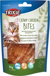 Premio CATNIP CHICKEN BITES kuřecí kousky s catnipem 50 g TRIXIE