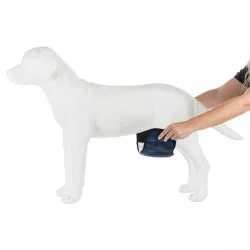 Břišní pás na podložky pro psa samce S-M 37-45cm tmavě modrý TRIXIE