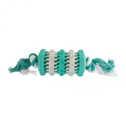 Dentální péče mátový Roller s bavlněným lanem 26cm HipHop HipHop Dog