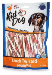 KIDDOG kachní sendvič s treskou kroucený 250 g