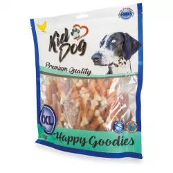 KIDDOG kuřecí prsa na kalciové kostičce 500 g KIDDOG kuřecí prsa na kalciové kostičce 500 g