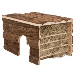 Natural Living přírodní dř. domek ILA s okrajem 40x 25x29 cm TRIXIE