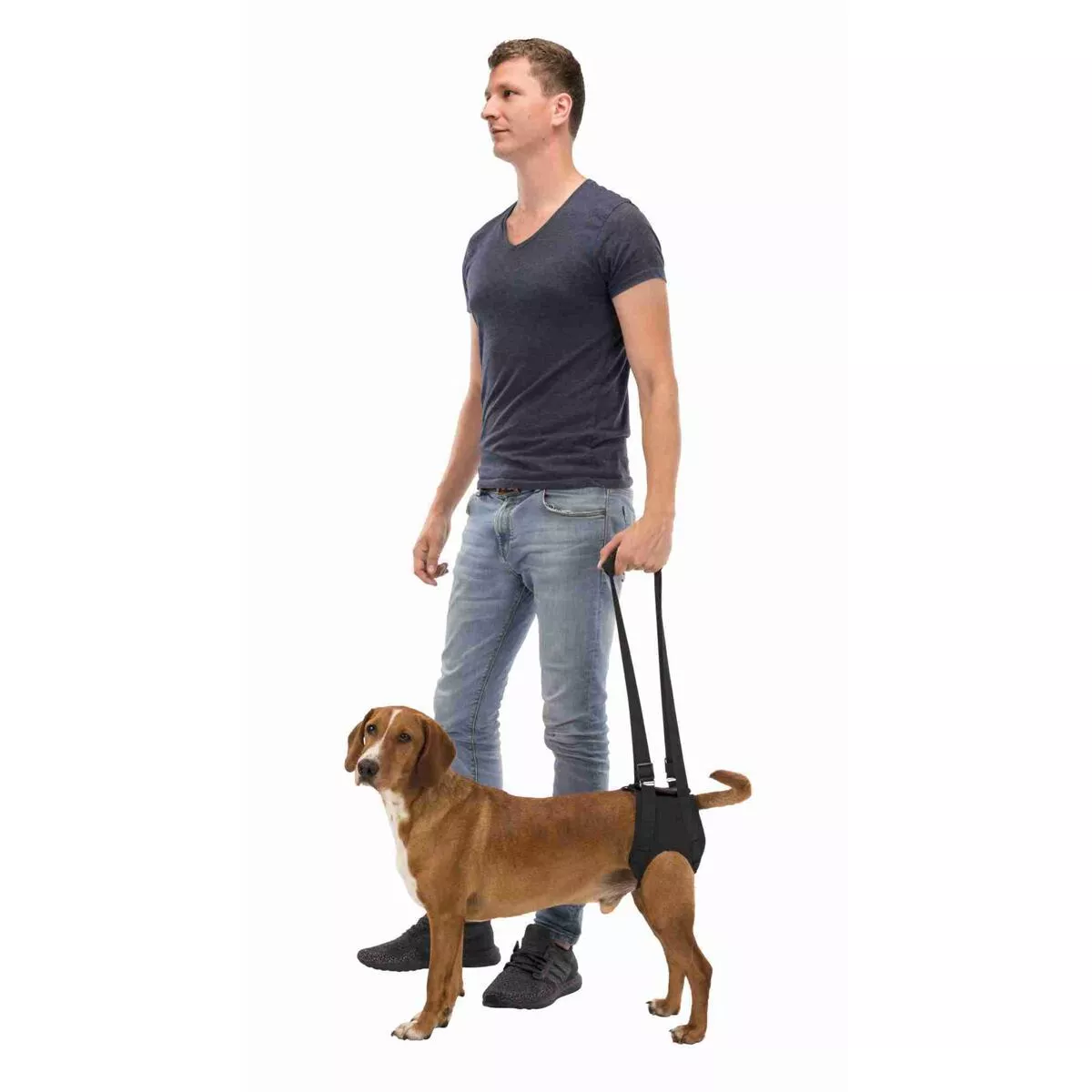 Podpůrná pomůcka k chůzi L 65-75 cm černá TRIXIE